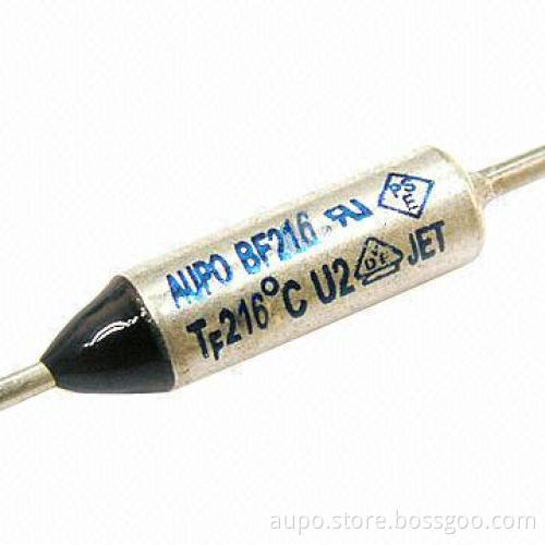 10A/250V Thermal Cutoff, Protector with 216°C Temperature and UL/VDE/CCC Mark